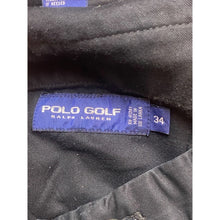 Load image into Gallery viewer, Polo Ralph Lauren Shorts Adult 34 Black Tartan Flat Front Chino Casual Golf Mens
