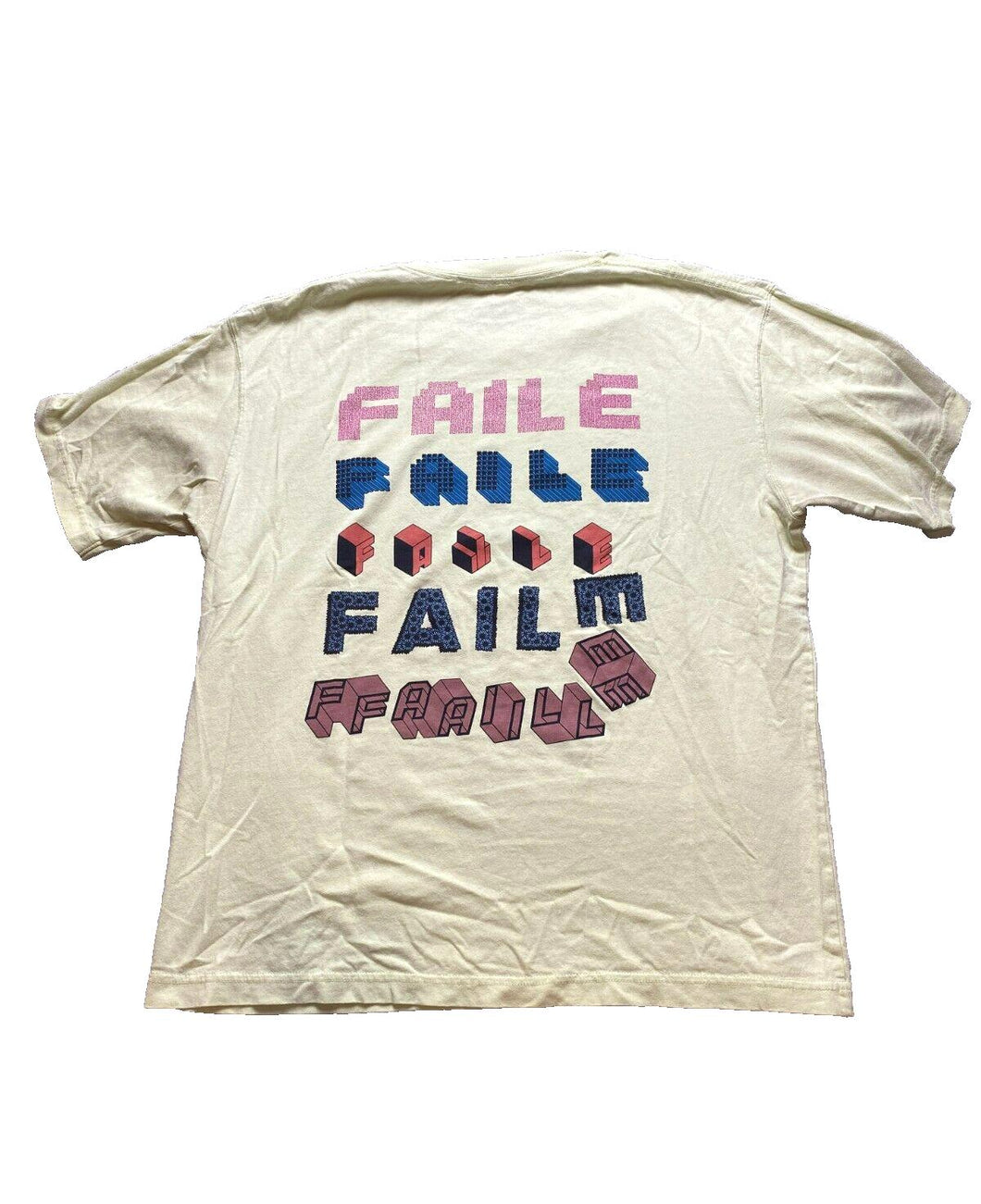 Uniqlo x Faile Shirt Adult Medium Keylime Green Eat Like Candy Collab Mens