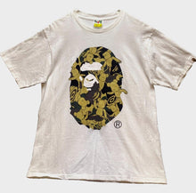 Load image into Gallery viewer, BAPE A Bathing Ape X Bearbrick Shirt Adult Large White Big Head Camo Mens
