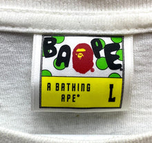 Load image into Gallery viewer, BAPE A Bathing Ape X Bearbrick Shirt Adult Large White Big Head Camo Mens
