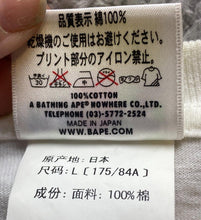 Load image into Gallery viewer, BAPE A Bathing Ape X Bearbrick Shirt Adult Large White Big Head Camo Mens

