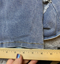 Load image into Gallery viewer, Fashion Nova Jeans Womens 3 (28x30) Blue Destroyed Ripped Flared Spandex Stretch

