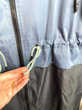 Load image into Gallery viewer, Bernardo Jacket Adult Large Gray Black Zip Up Hooded Raincoat Outerwear Mens
