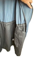 Load image into Gallery viewer, Bernardo Jacket Adult Large Gray Black Zip Up Hooded Raincoat Outerwear Mens
