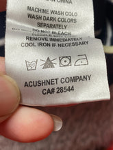 Load image into Gallery viewer, FJ FootJoy Shirt Adult Extra Large Navy Blue Striped Fripp Island Golf Polo Mens
