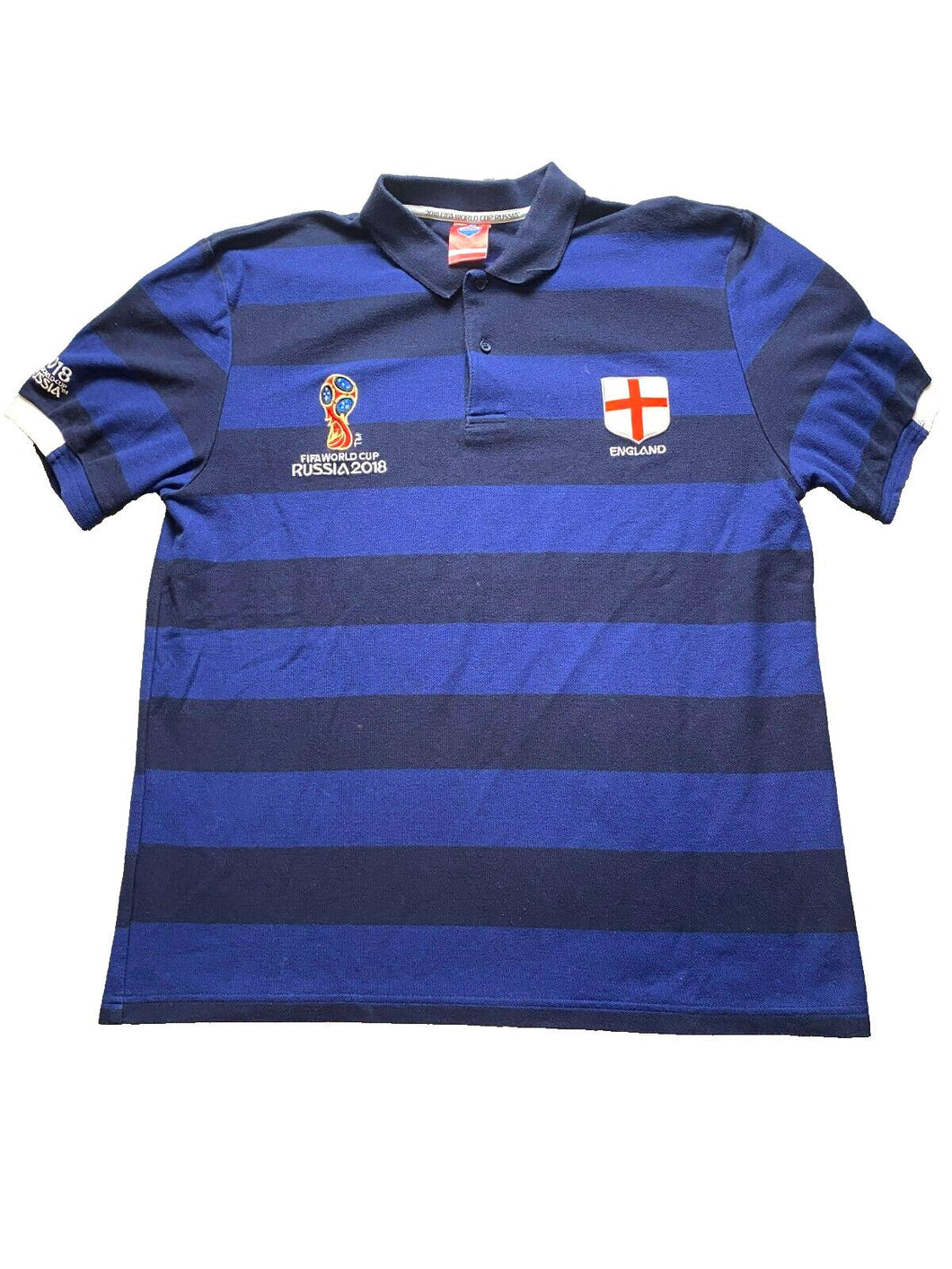 FIFA World Cup 2018 Russia Shirt Adult Large Rugby Euro England Golf Polo Mens