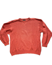 Load image into Gallery viewer, Croft &amp; Barrow Sweater Adult Extra Large Tall Coral Knitted Grandpa Outdoor Mens
