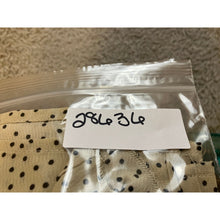 Load image into Gallery viewer, Allegra K Blouse Womens Extra Small Taupe Polka Dot Ruffle Neck Bow Sleeves NWT
