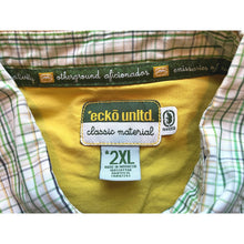 Load image into Gallery viewer, Ecko Unltd Shirt Mens 2XL Green Plaid Baggy Grunge Y2K Skater Street Wear

