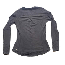 Load image into Gallery viewer, Lululemon Shirt Womens Medium Black Hold Tight Thumbhole Activewear Ladies
