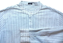 Load image into Gallery viewer, Coofandy Shirt Adult Medium Henley Striped Long Sleeve Casual Camp Mens
