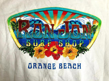 Load image into Gallery viewer, Ron Jon Surf Shop Sweatshirt Adult Large White Orange Beach Fleece Sweater Mens
