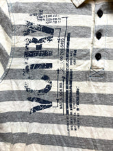 Load image into Gallery viewer, Zero Tolerance Shirt Adult Medium Gray White Preppy Striped VCTRY Golf Polo Mens
