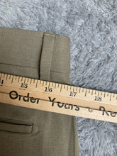 Load image into Gallery viewer, Alan Flusser Pants Adult 32x30 Tan Pleated Straight Leg Trouser Casual Dress Men
