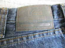 Load image into Gallery viewer, Lee Jeans Adult 39x25.5 Blue Premium Select Straight Leg Whiskered Denim Mens

