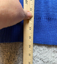 Load image into Gallery viewer, Phases Sweater Adult Large Blue Collared Acrylic Geometric Knits Outerwear Mens
