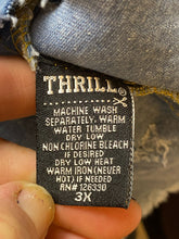 Load image into Gallery viewer, THRILL Jeans Jacket Womens 3X Blue Distressed Denim Destroyed Ripped Plus Ladies
