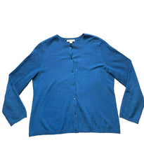 Load image into Gallery viewer, Pendleton Sweater Womens Extra Large Turquoise Blue Merino Wool Cardigan Ladies
