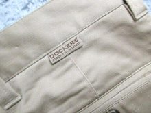 Load image into Gallery viewer, Dockers Pants Adult 34x30 Tan Pleated Tour Straight Leg Stretch Trouser Mens
