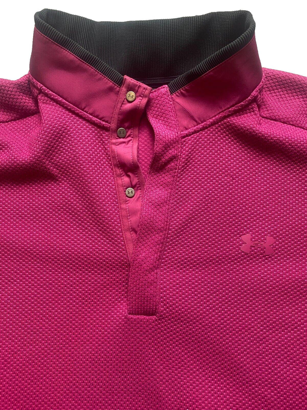 Under Armour Sweater Adult Extra Large UA Storm Snap Button Mock Neck Golf Mens