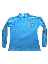 Load image into Gallery viewer, VTG Bugle Boy Shirt Adult Medium Blue Ski The Planet Single Stitch USA 80s Mens
