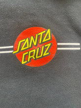 Load image into Gallery viewer, VTG Santa Cruz Sweatshirt Adult Medium Black Hoodie Skateboard Oversized Mens
