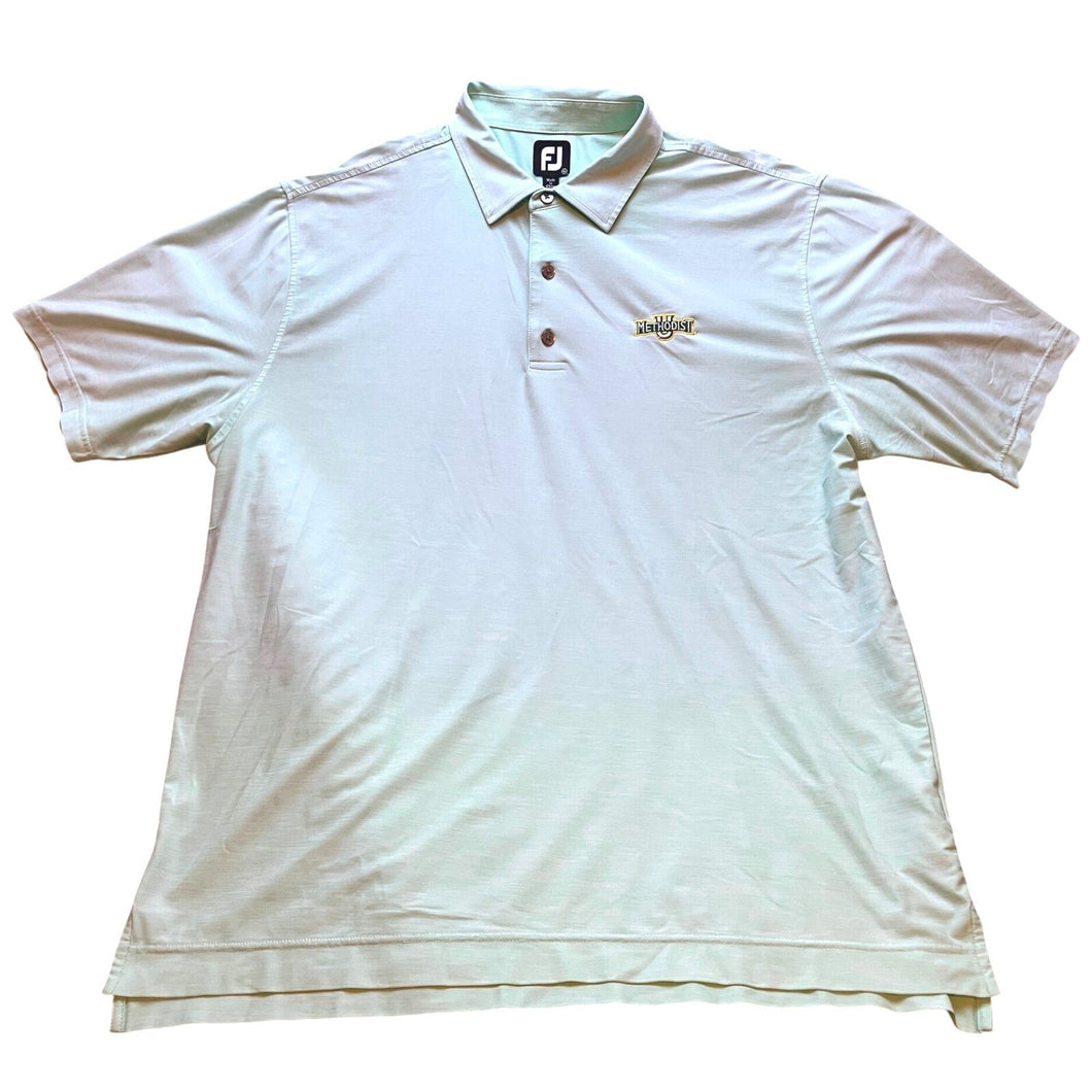 FootJoy Polo Shirt Mens Extra Large Light Green Golf Performance Athleisure