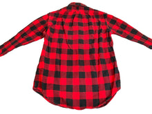 Load image into Gallery viewer, Ralph Lauren Shirt Adult Medium Red Black Buffalo Plaid Button Up Flannel Mens
