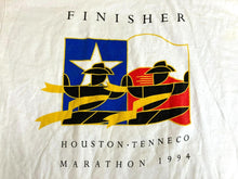 Load image into Gallery viewer, VTG Houston Tenneco Marathon Shirt Adult Extra Large Single Stitch Finisher 90s
