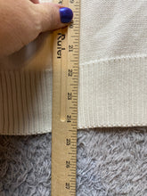 Load image into Gallery viewer, VTG University of Okoboji Sweater Adult Medium Ivory Knitted Outerwear USA Mens
