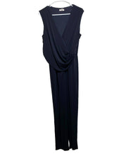 Load image into Gallery viewer, Anthropologie Silence Noise Jumpsuit Womens Medium Black Wrap Plunge V-Neck USA
