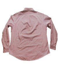 Load image into Gallery viewer, Ralph Lauren Shirt Adult Large Red Striped Custom Fit Blue Pony Casual Mens
