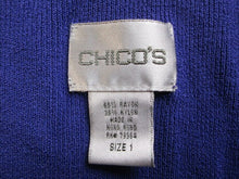 Load image into Gallery viewer, Chicos Shirt Womens 1 Small Tank Sleeveless Blouse Stretch Nylon Spandex Ladies
