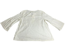 Load image into Gallery viewer, Wonderly Shirt Womens Large Off White Boho Hippie Oversized Tasseled Blouse Lady
