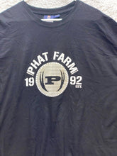 Load image into Gallery viewer, Phat Farm Shirt Adult Extra Large Black Spellout Loungewear Streetwear Mens
