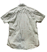 Load image into Gallery viewer, Drill Clothing Shirt Adult Medium Mint Green Button Up AOP Pineapple Casual Mens
