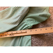 Load image into Gallery viewer, FootJoy Polo Shirt Mens Large Green and White Stripe Golf Performance Athleisure
