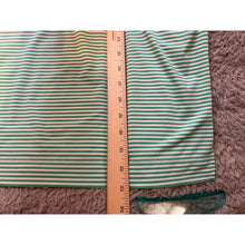 Load image into Gallery viewer, FootJoy Polo Shirt Mens Large Green and White Stripe Golf Performance Athleisure
