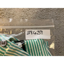 Load image into Gallery viewer, FootJoy Polo Shirt Mens Large Green and White Stripe Golf Performance Athleisure
