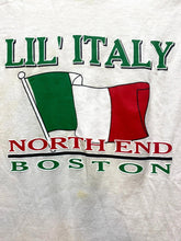Load image into Gallery viewer, VTG Lil&#39; Italy Shirt Adult Extra Large Ivory North End Boston Sportswear Mens
