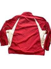 Load image into Gallery viewer, VTG City Football Jacket Adult Extra Large Red Ivory Sporty Windbreaker 70s Mens
