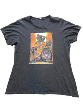 Load image into Gallery viewer, Black Panther Shirt Adult Large Black King in the Lion&#39;s Den Superhero Mens
