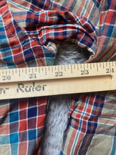 Load image into Gallery viewer, Pendleton Shirt Adult Large Beige Red Blue Oceanside Woolen Mills Madras Mens
