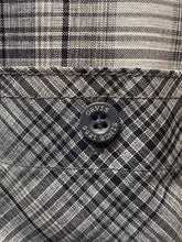 Load image into Gallery viewer, Orvis Shirt Adult Extra Large Gray Black Plaid Button Up Lightweight Fishing Men
