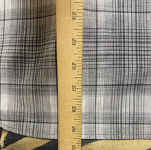 Load image into Gallery viewer, Orvis Shirt Adult Extra Large Gray Black Plaid Button Up Lightweight Fishing Men
