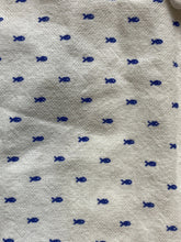 Load image into Gallery viewer, Zara Man Shirt Adult Large White AOP Fish Button Up Slim Fit Casual Mens
