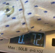 Load image into Gallery viewer, Zara Man Shirt Adult Large White AOP Fish Button Up Slim Fit Casual Mens
