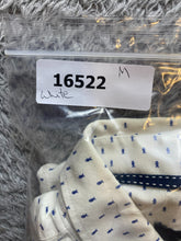 Load image into Gallery viewer, Zara Man Shirt Adult Large White AOP Fish Button Up Slim Fit Casual Mens
