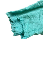 Load image into Gallery viewer, Soft Surroundings Shirt Adult 2X Aqua Green Layered Flowy Boho Blouse Plus Lady
