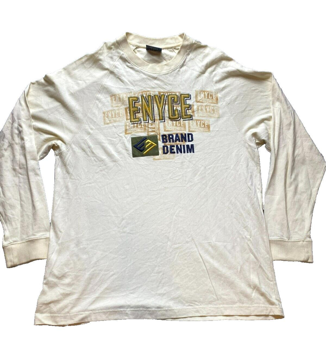 Enyce Shirt Adult 3XL XXXL Buttercream Streetwear Skater Authentic Spellout Mens